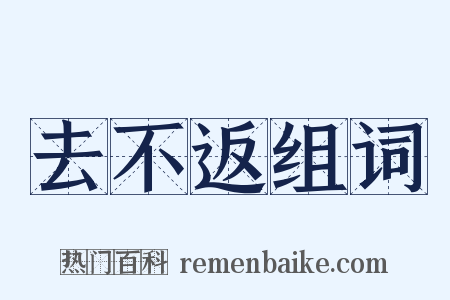 去不返组词是什么意思的图片